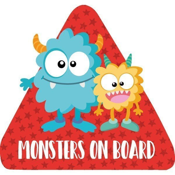 Monstres a bord. Triangle nadó a bord per a cotxe