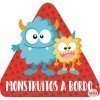 Monstres a bord. Triangle nadó a bord per a cotxe