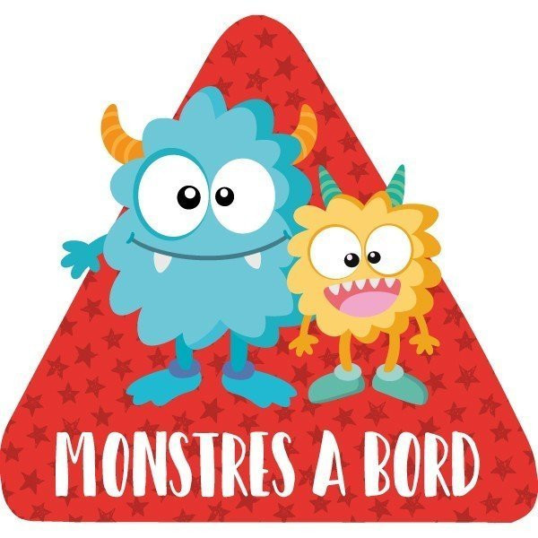 Monstres a bord. Triangle nadó a bord per a cotxe