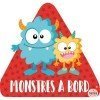 Monstres a bord. Triangle nadó a bord per a cotxe