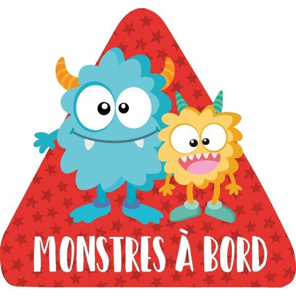 Monstres a bord - Vinils per a cotxe