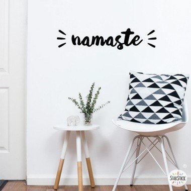 Namaste - Vinilos decorativo citas y frases célebres 