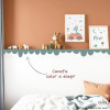 Sanefa de paret amb muntanyes de diferents mides | Autoadhesiva i fàcil de col·locar | Decoració d’interiors