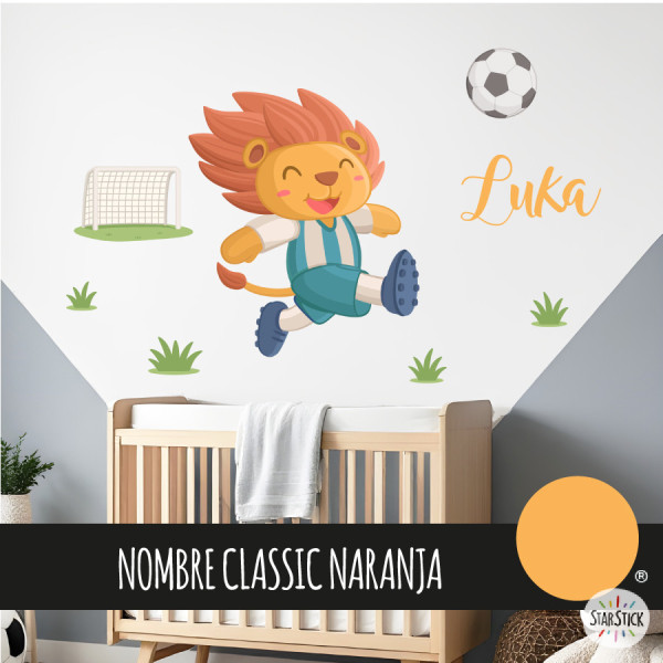 Decorative Football Lion wall sticker | Perfect for decorating children’s bedrooms
