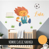 Decorative Football Lion wall sticker | Perfect for decorating children’s bedrooms