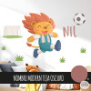 Decorative Football Lion wall sticker | Perfect for decorating children’s bedrooms