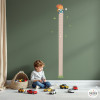 Mesurador d’alçada infantil – Lleó futbolista | Adhesiu decoratiu per a l’habitació infantil