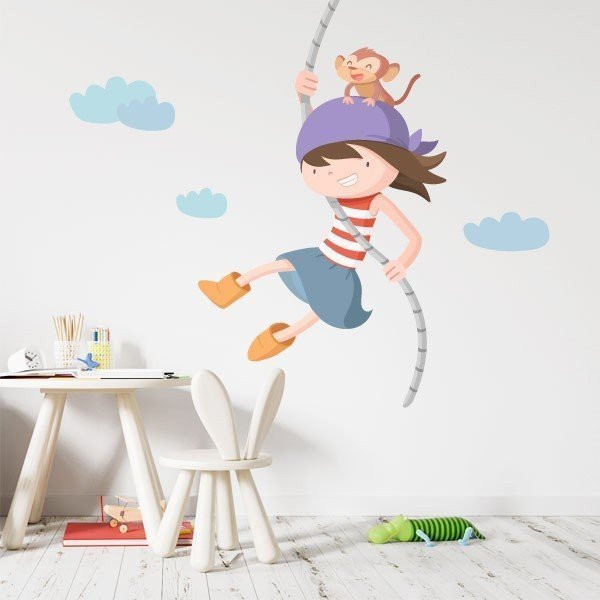 Children's vinyl - Pirate assault. Little girl