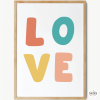 LOVE - Tableaux décoratifs pour chambres adolescentes