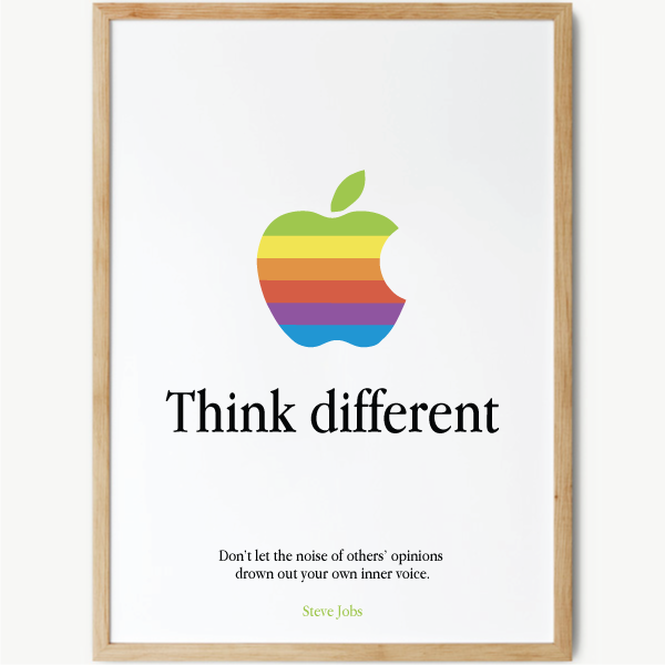 Think Different - Làmina per emmarcar