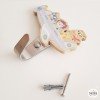 Colgador infantil - Avión con animales