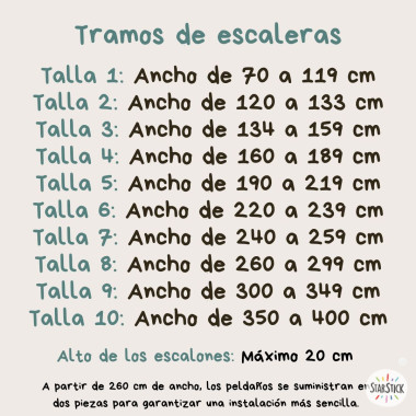 Autocollants décoratifs pour escaliers éducatifs – Multicolore