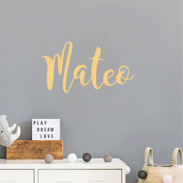 Customize your decal with a name. Personalized children's decals