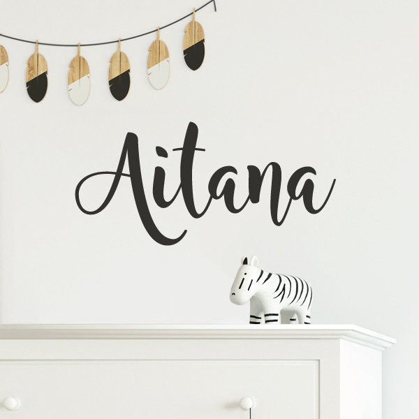 Prénom classique - Vinyle enfant personnalisé - Décoration enfant