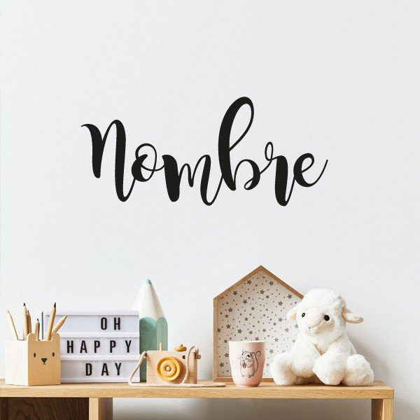 Customize your decal with a name. Personalized children's decals