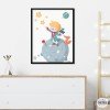 Personalized decorative print for baby – The Little Prince | Nursery wall decor