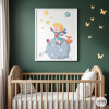 Quadre decoratiu per a nadó personalitzable – El Petit Príncep | Decoració paret habitació infantil