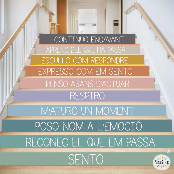 Vinils educatius per a escales · Emocions i gestió emocional