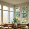 Translucent sticker for glass