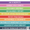 Stickers personnalisables pour escaliers d’établissement scolaire – couleurs vives et design éducatif