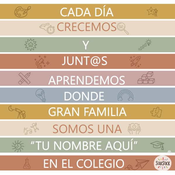Family | Stair stickers for Schools – Together we are a family