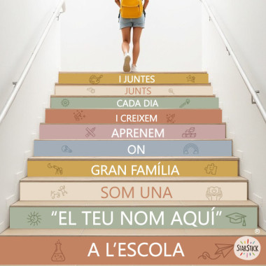 Família | Vinils per a escales de col·legis – Junts som una Família