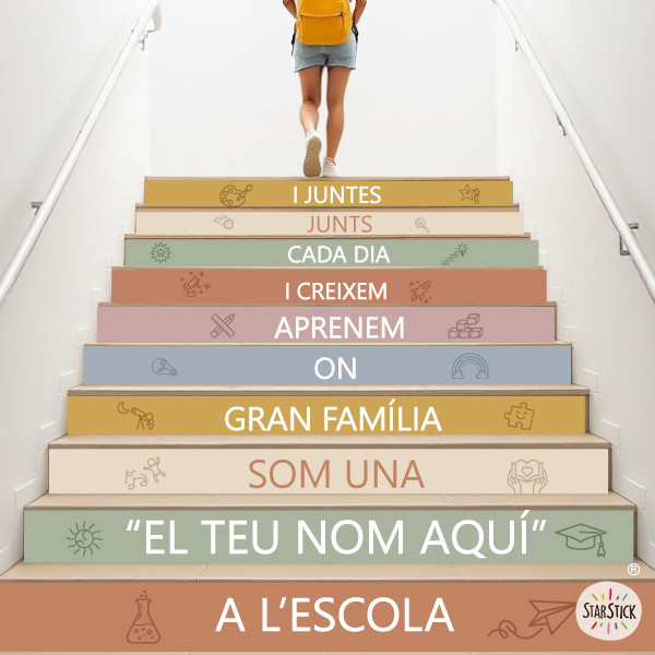 Family | Stair stickers for Schools – Together we are a family