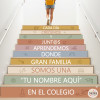 Famille |Stickers pour escaliers d’écoles – Ensemble, nous sommes une Famille