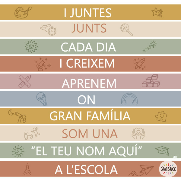 Family | Stair stickers for Schools – Together we are a family