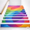 Rainbow - Vinilos decorativos para peldaños de escaleras