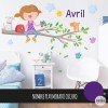 Vinil infantil - Nena a la branca de l'arbre