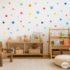 Vinilo Confeti Acuarela para Pared | Decoración Infantil Moderna