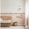 Sanefa adhesiva infantil de fulles multicolor per decorar tot tipus de parets