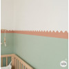 sanefa autoadhesiva ondulada per a decoració de parets amb efecte pintat