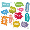 Decorative window decals with motivational quotes – educational decoration for classrooms