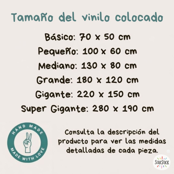 Vinilo decorativo infantil para cristales inspirado en el mundo de la lectura