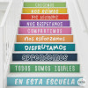 Vinilos para escaleras escolares – Normas de convivencia