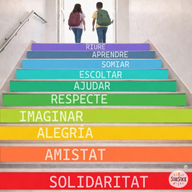 Vinils per a escales escolars – Paraules que ens fan créixer