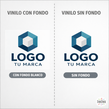 Impresión de logotipos en vinilo – Vinilo de pared personalizado