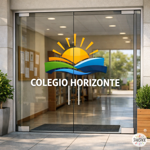 Logo printing on vinyl – Custom wall decal