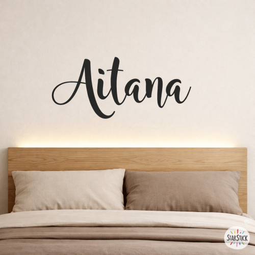 Nombre Classic. Vinilos infantiles personalizados. Decoración infantil