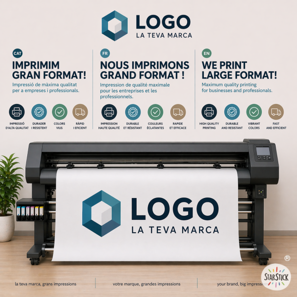 Logo printing on sticker – custom wall decal