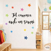 Educational values vinyl for schools with the motivational message Everything begins with a dream to decorate classrooms