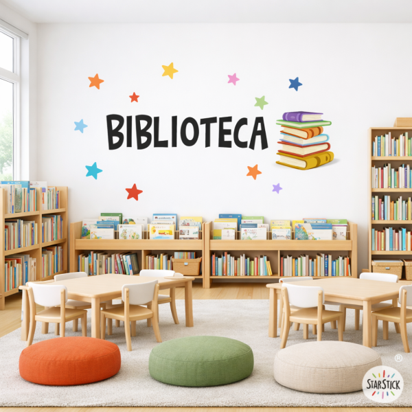 Bibliothèque - Stickers pour décorer les espaces de lecture