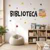 Vinilo Biblioteca - Vinilos para decorar espacios de lectura