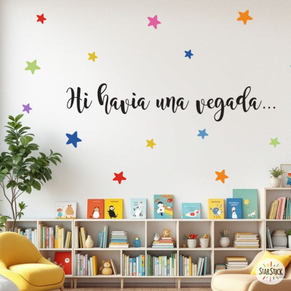 Vinilos para decorar bibliotecas infantiles - Érase una vez