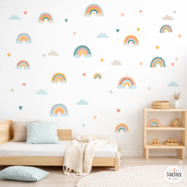 Vinils infantils arcs de Sant Martí de colors – Vinils decoració infantil StarStick