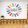 Everyone is different - Wall sticker for schools and institutes