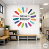 Everyone is different - Wall sticker for schools and institutes