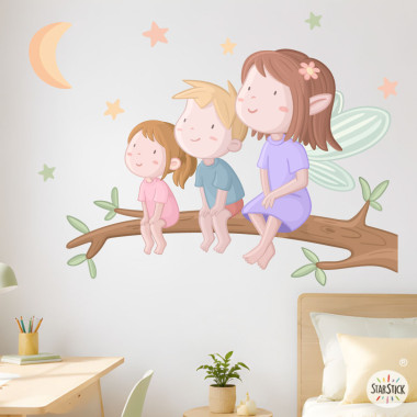 Fairy with siblings wall...